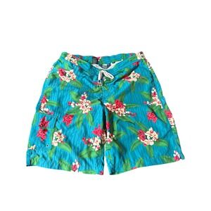 Polo Ralph Lauren Floral Swim Trunks Mens L‎ Hawaiian Island Print Shorts
